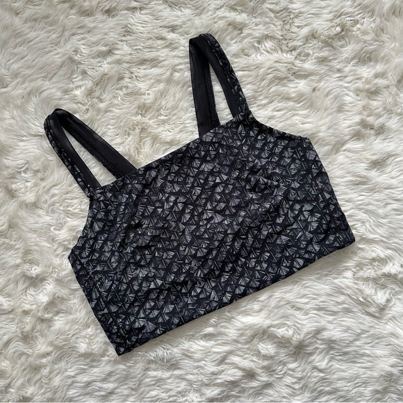 Lululemon Sports Bra Featherlight Bra Iridescent Multi Black / Black 8 - Picture 1 of 11